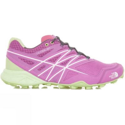 Zapatillas Running The North Face Ultra MT Mujer - Moradas / Verde Claro - Chile AGL174590